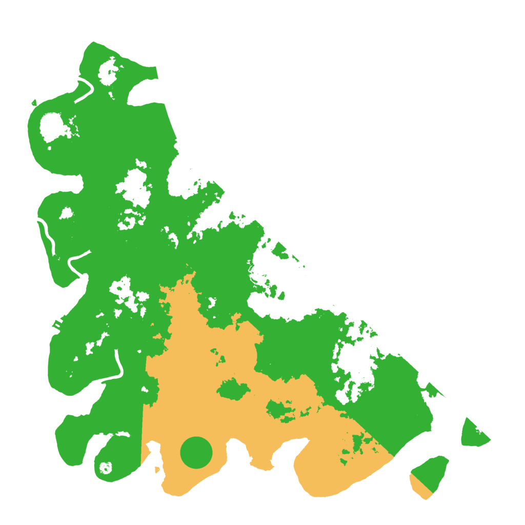Biome Rust Map: Procedural Map, Size: 4300, Seed: 58440695