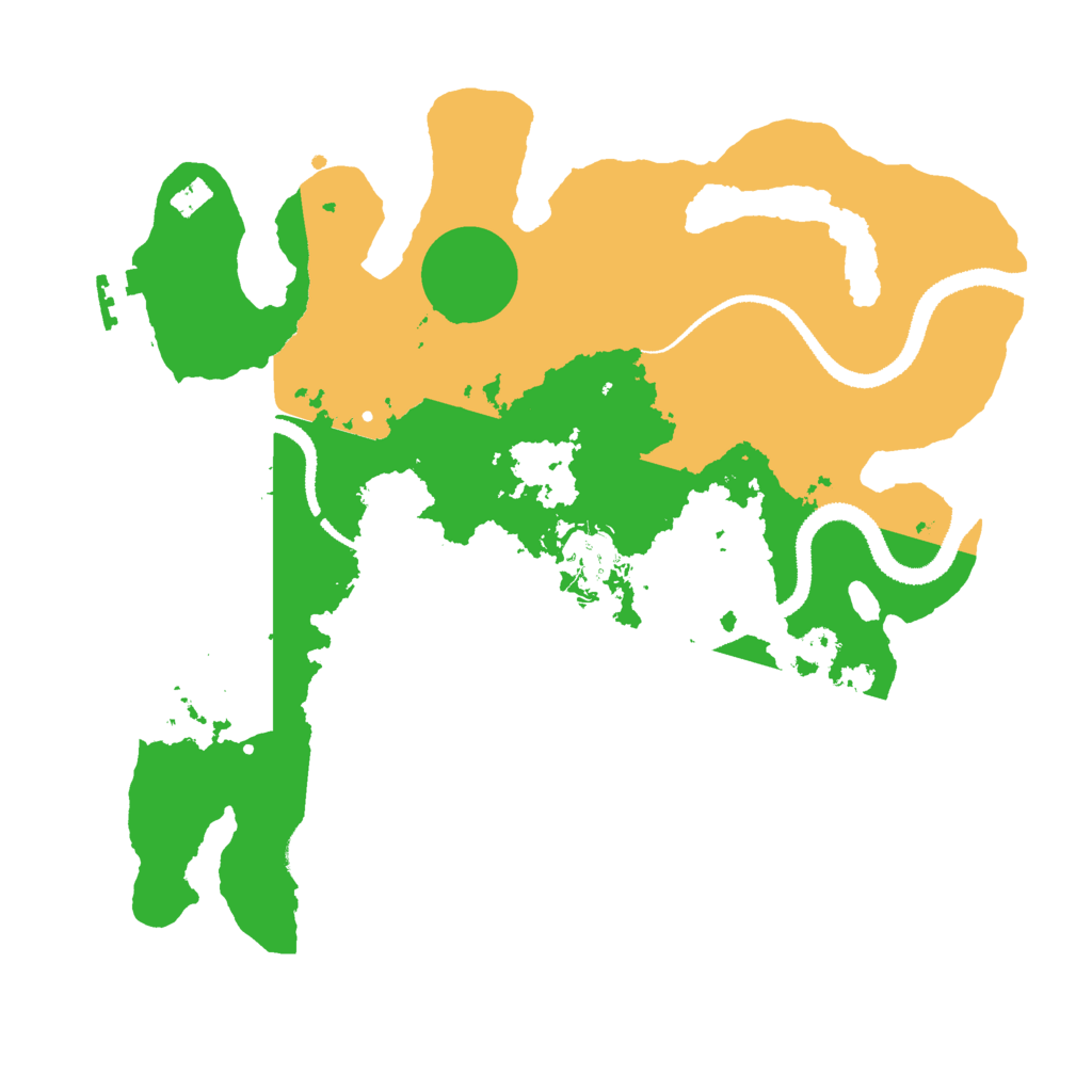 Biome Rust Map: Procedural Map, Size: 3000, Seed: 292028102