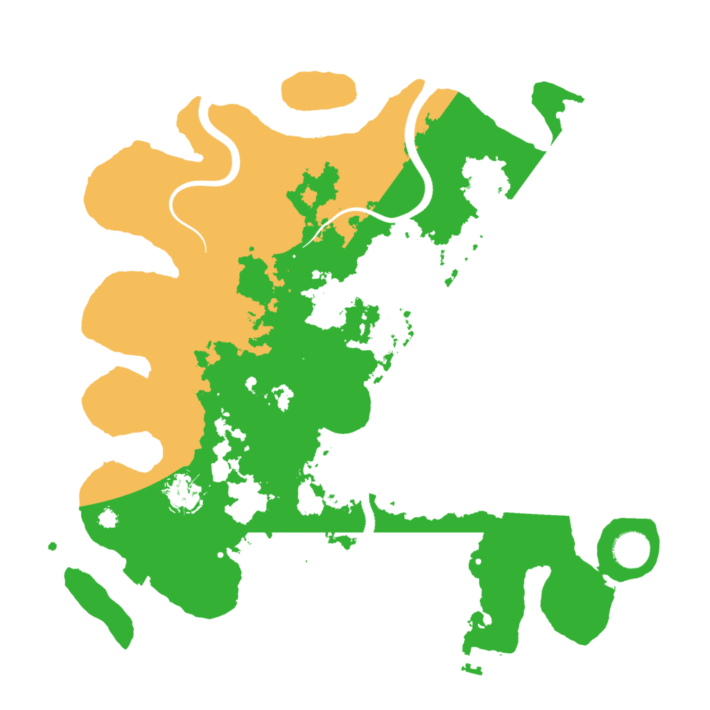 Biome Rust Map: Procedural Map, Size: 3400, Seed: 47305804