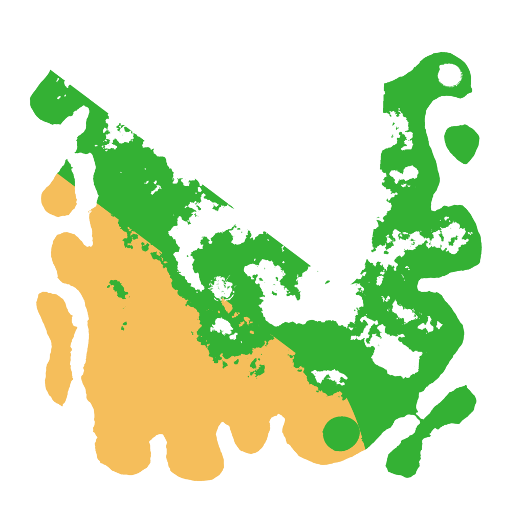 Biome Rust Map: Barren, Size: 4000, Seed: 88381050