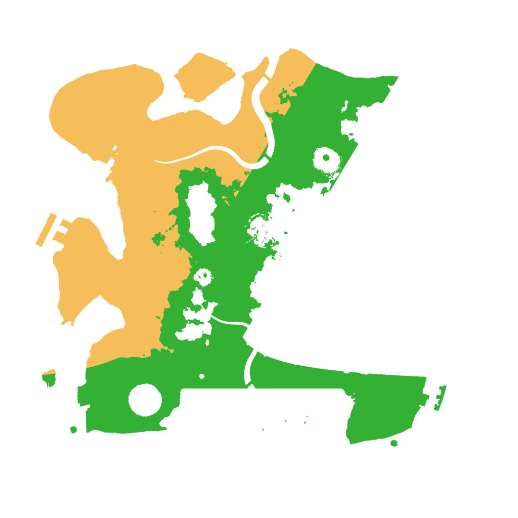 Biome Rust Map: Procedural Map, Size: 3000, Seed: 8709561