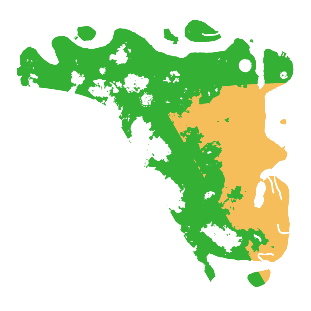 Biome Rust Map: Procedural Map, Size: 4250, Seed: 58809