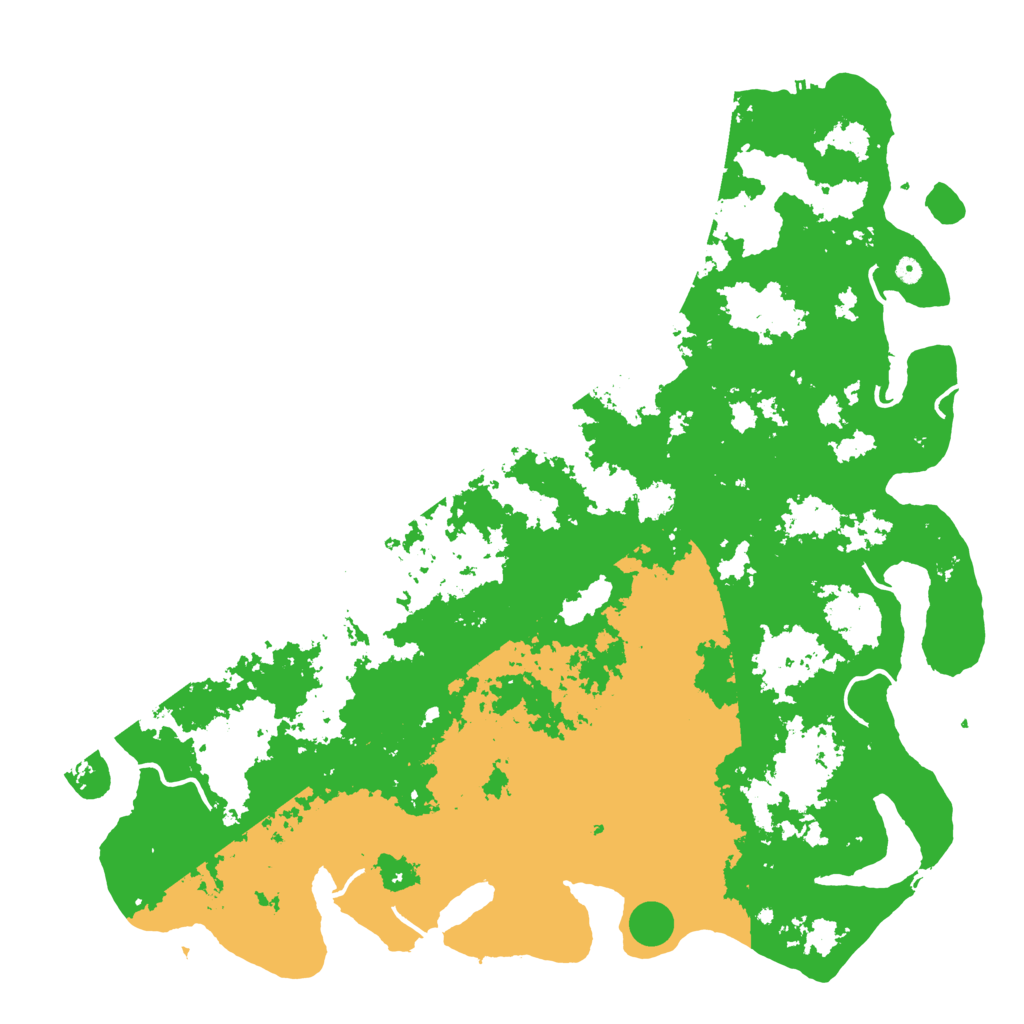 Biome Rust Map: Procedural Map, Size: 6000, Seed: 3876942