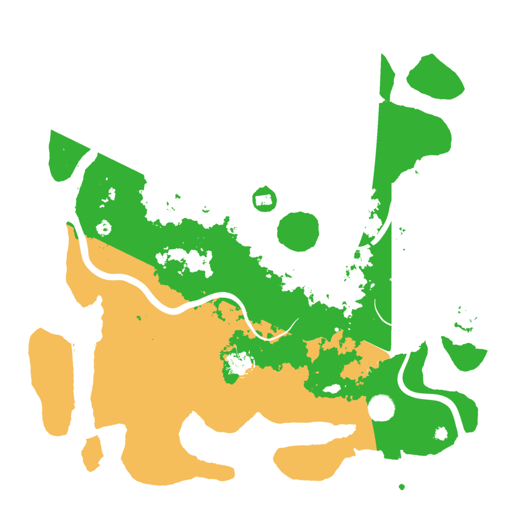 Biome Rust Map: Procedural Map, Size: 3550, Seed: 16566108