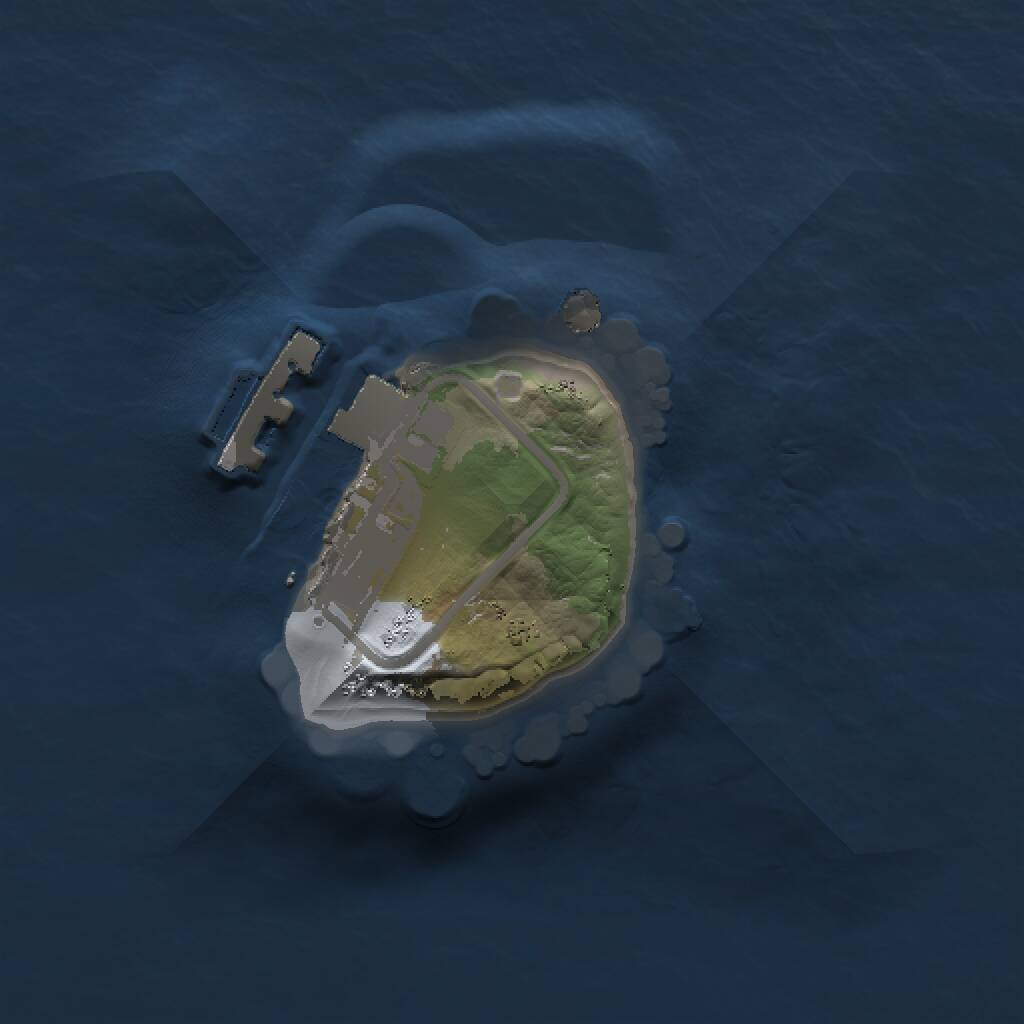 Rust Map: Procedural Map, Size: 1000, Seed: 212121331, 2 Monuments