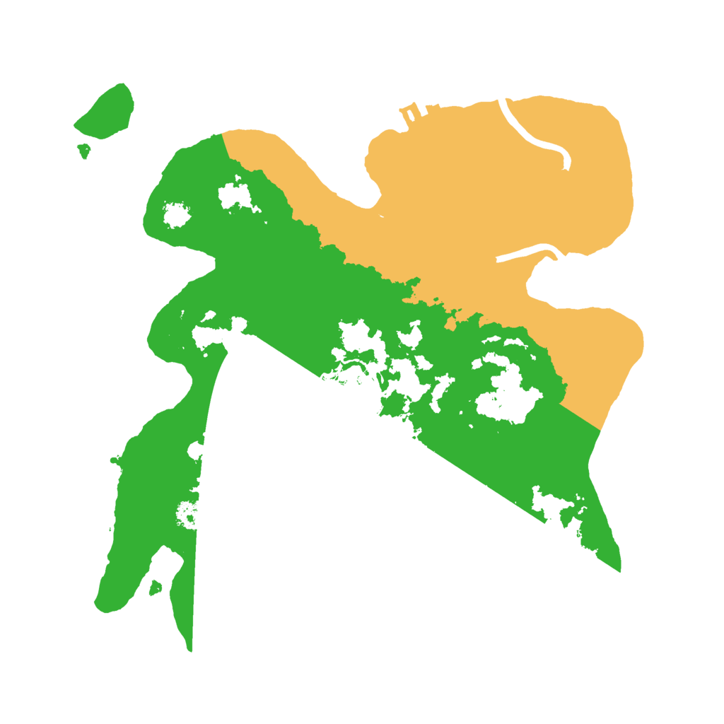 Biome Rust Map: Procedural Map, Size: 2500, Seed: 569898549