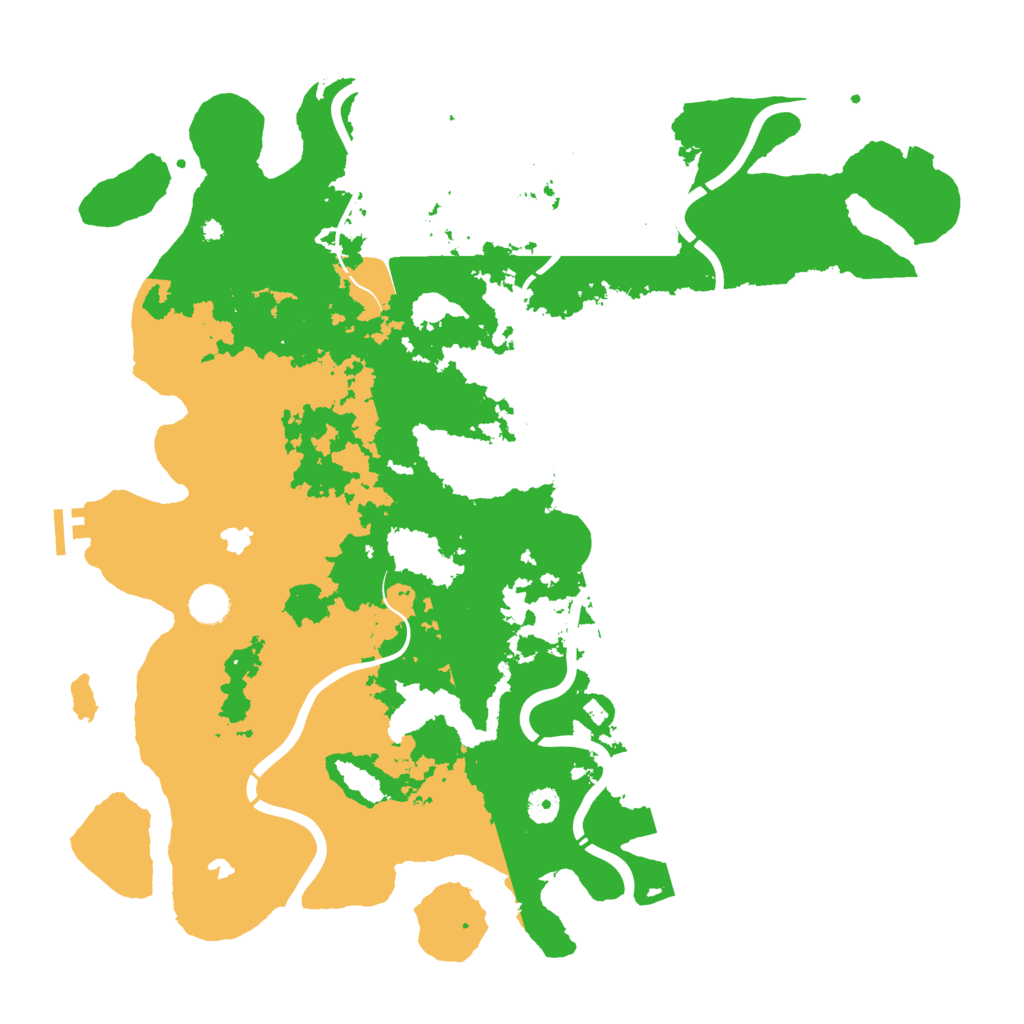 Biome Rust Map: Procedural Map, Size: 4500, Seed: 4700372