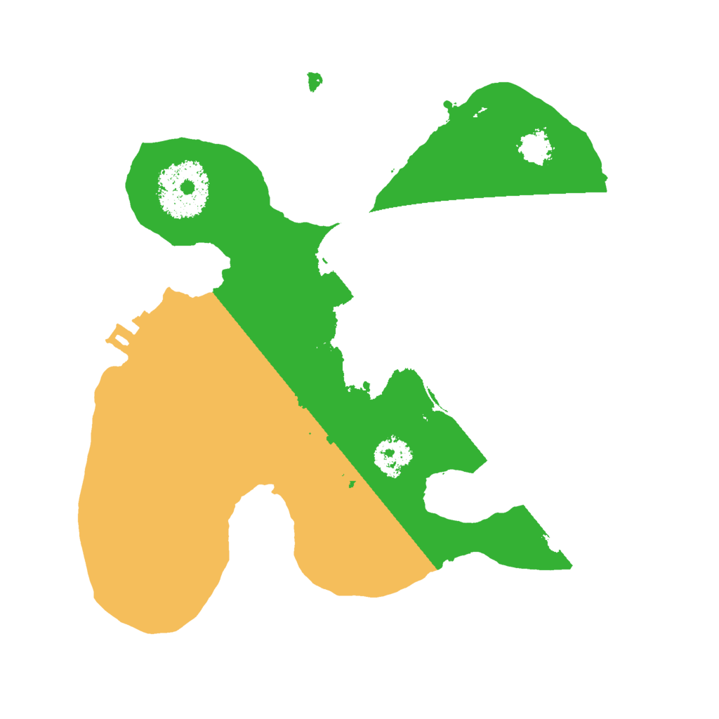 Biome Rust Map: Procedural Map, Size: 2000, Seed: 30180