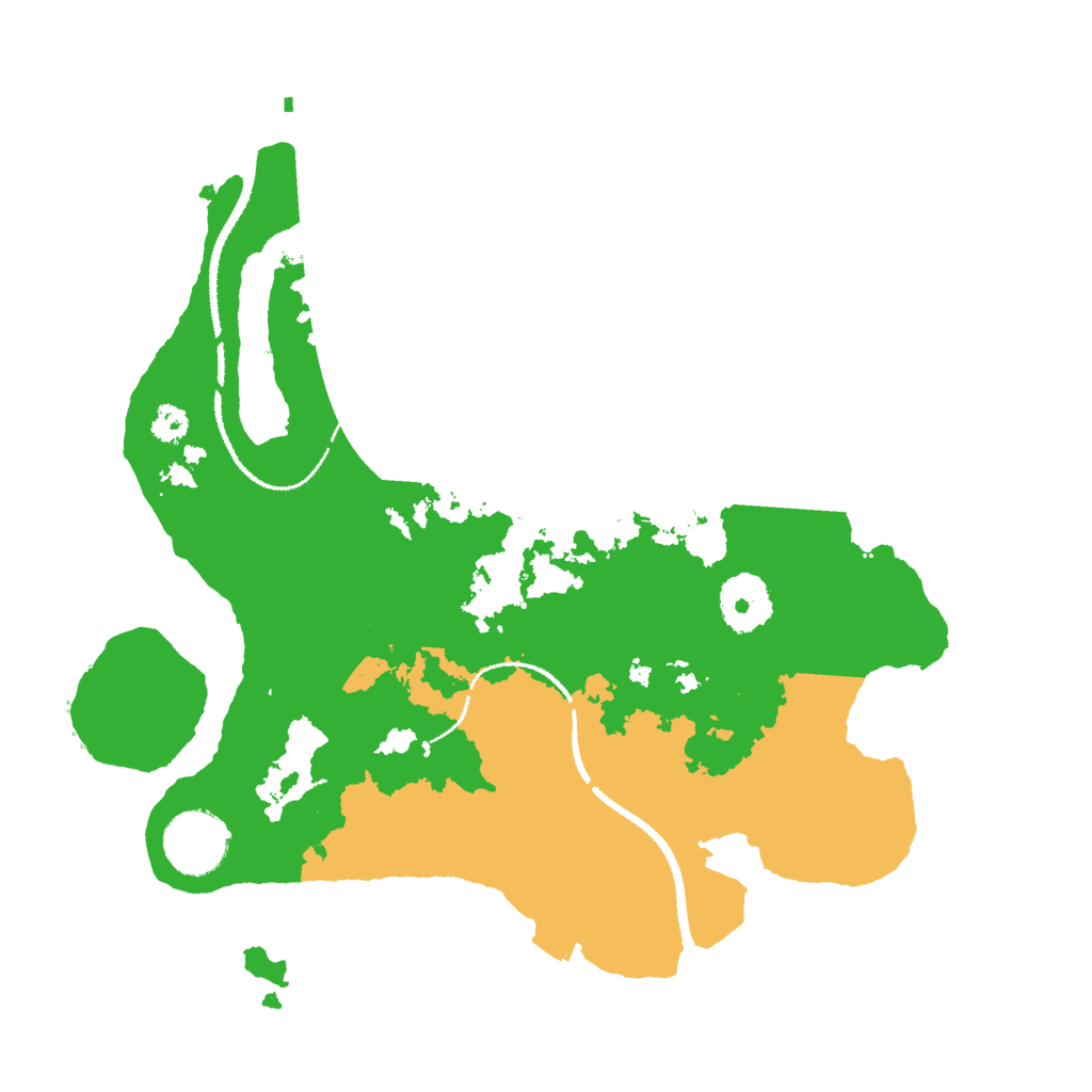 Biome Rust Map: Procedural Map, Size: 3000, Seed: 2137299169