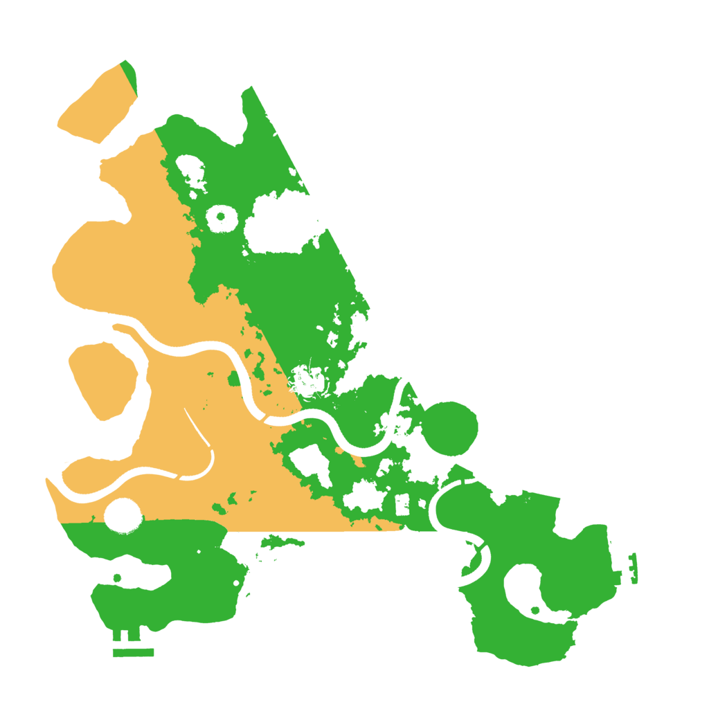 Biome Rust Map: Procedural Map, Size: 3500, Seed: 476038460