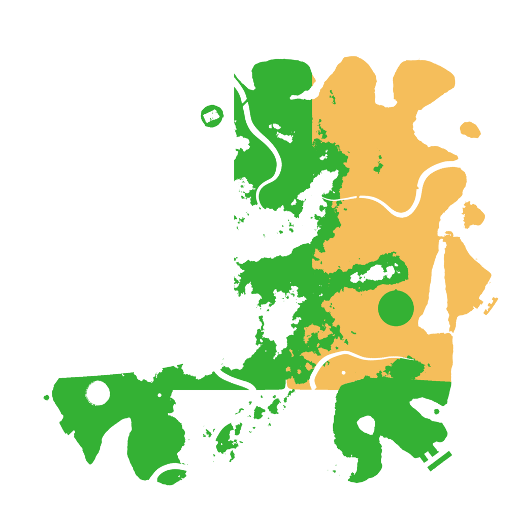Biome Rust Map: Procedural Map, Size: 3850, Seed: 75967341