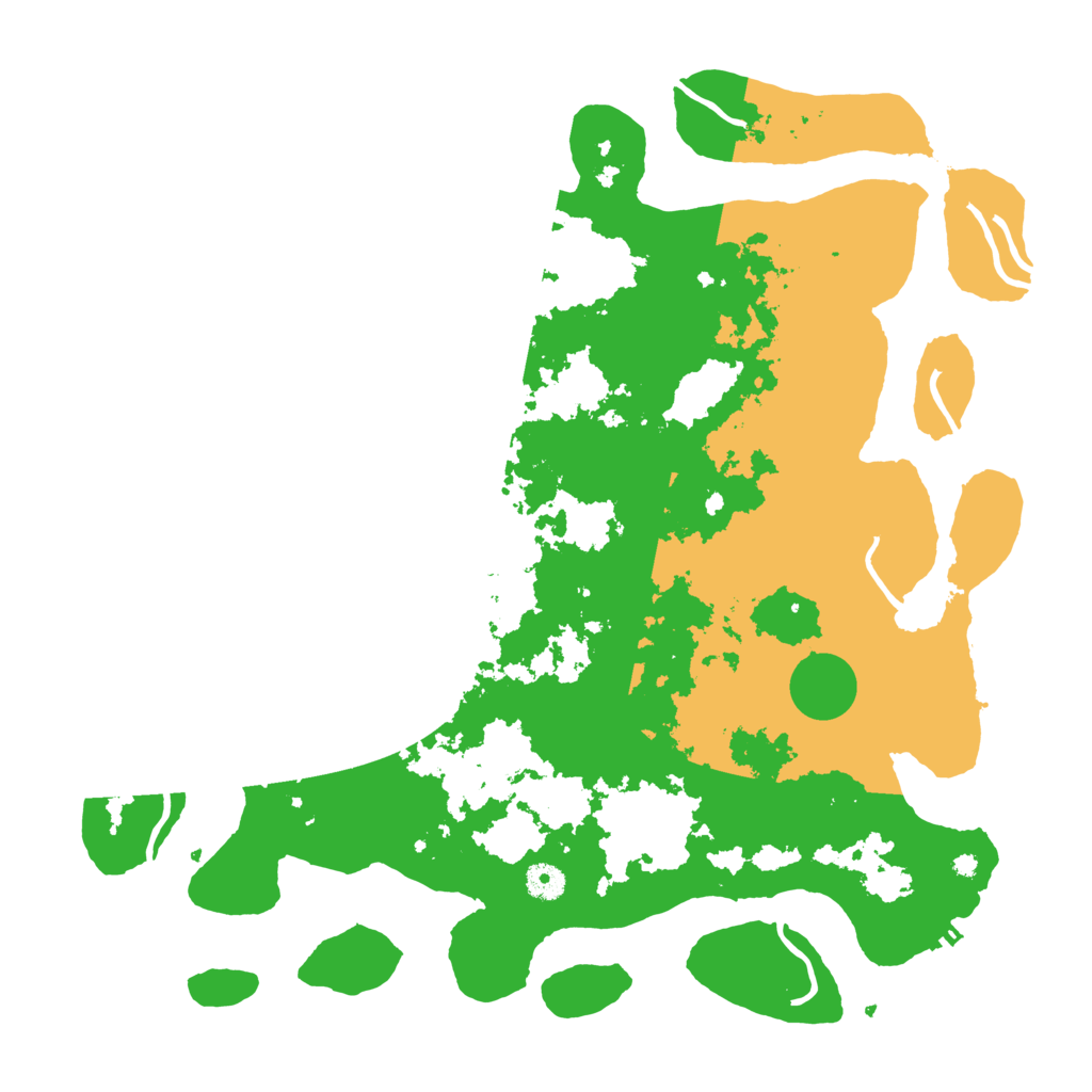 Biome Rust Map: Procedural Map, Size: 4300, Seed: 93542356