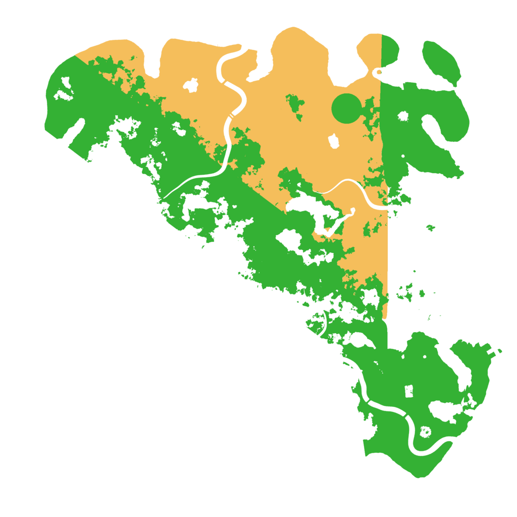 Biome Rust Map: Procedural Map, Size: 4500, Seed: 1020579247