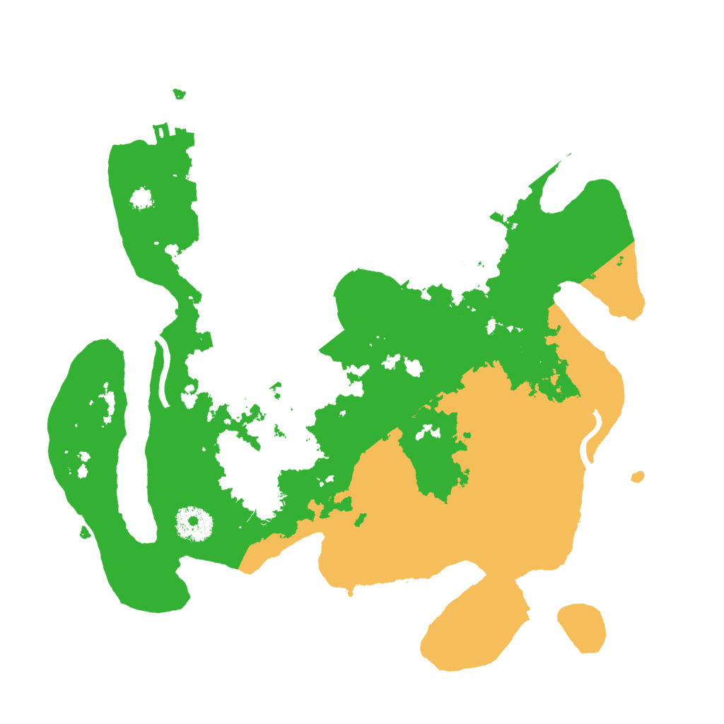Biome Rust Map: Procedural Map, Size: 3000, Seed: 673780771