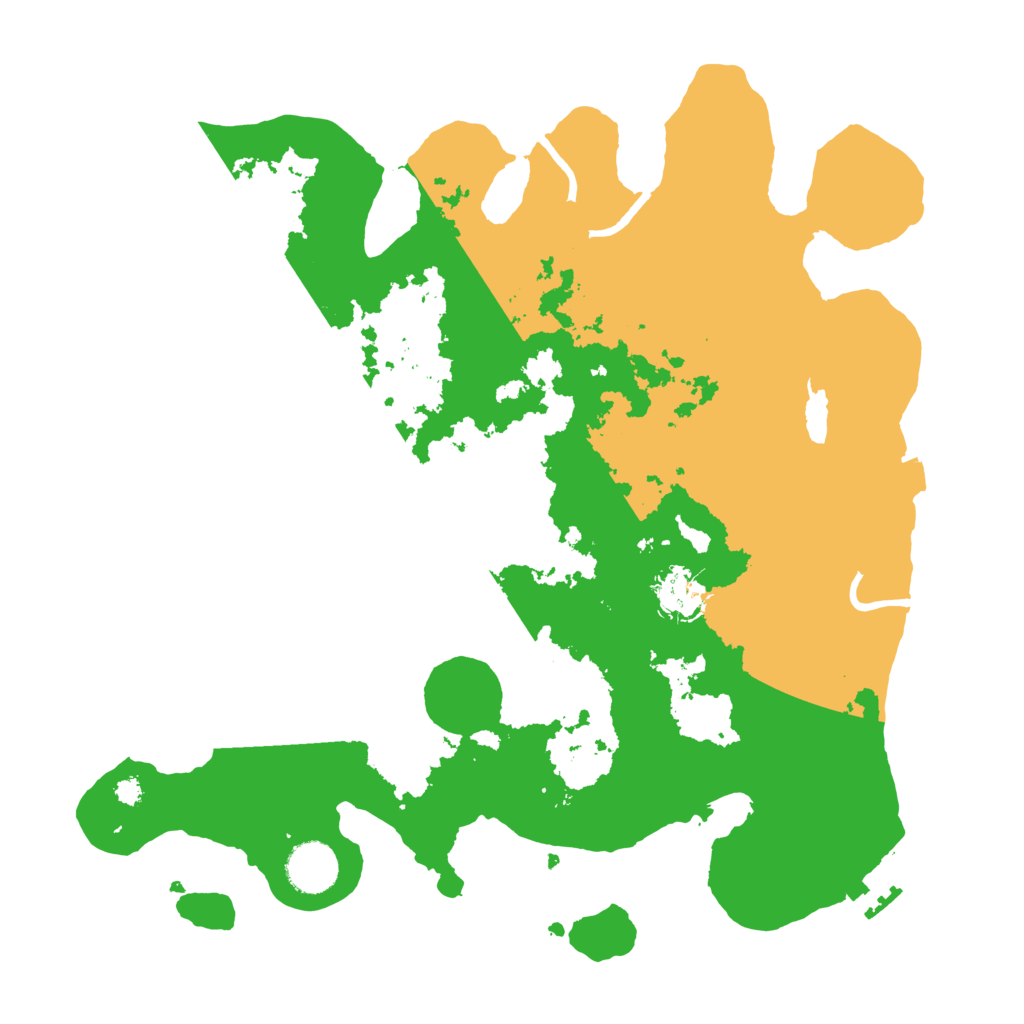 Biome Rust Map: Procedural Map, Size: 3500, Seed: 39166444