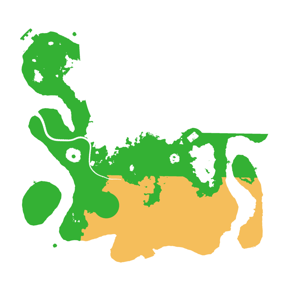 Biome Rust Map: Procedural Map, Size: 3000, Seed: 4658954