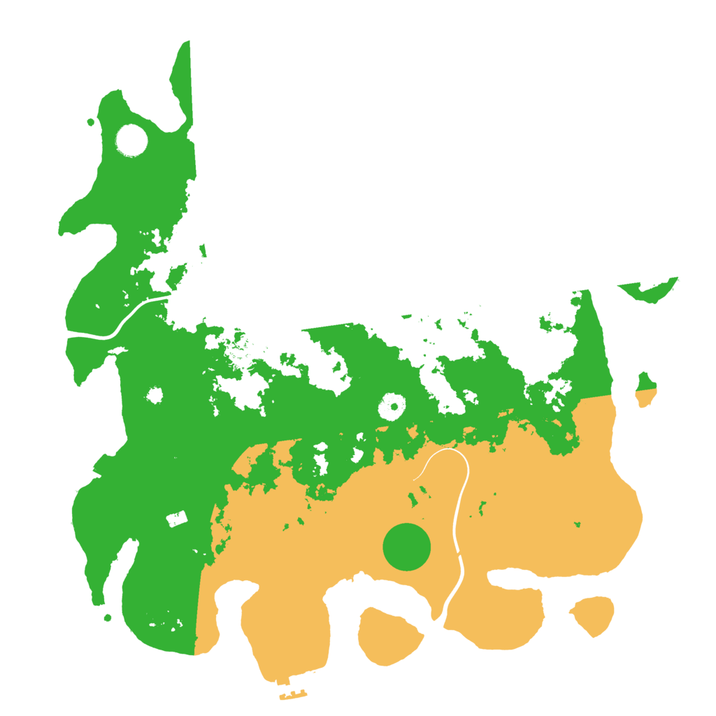 Biome Rust Map: Procedural Map, Size: 3950, Seed: 33783223