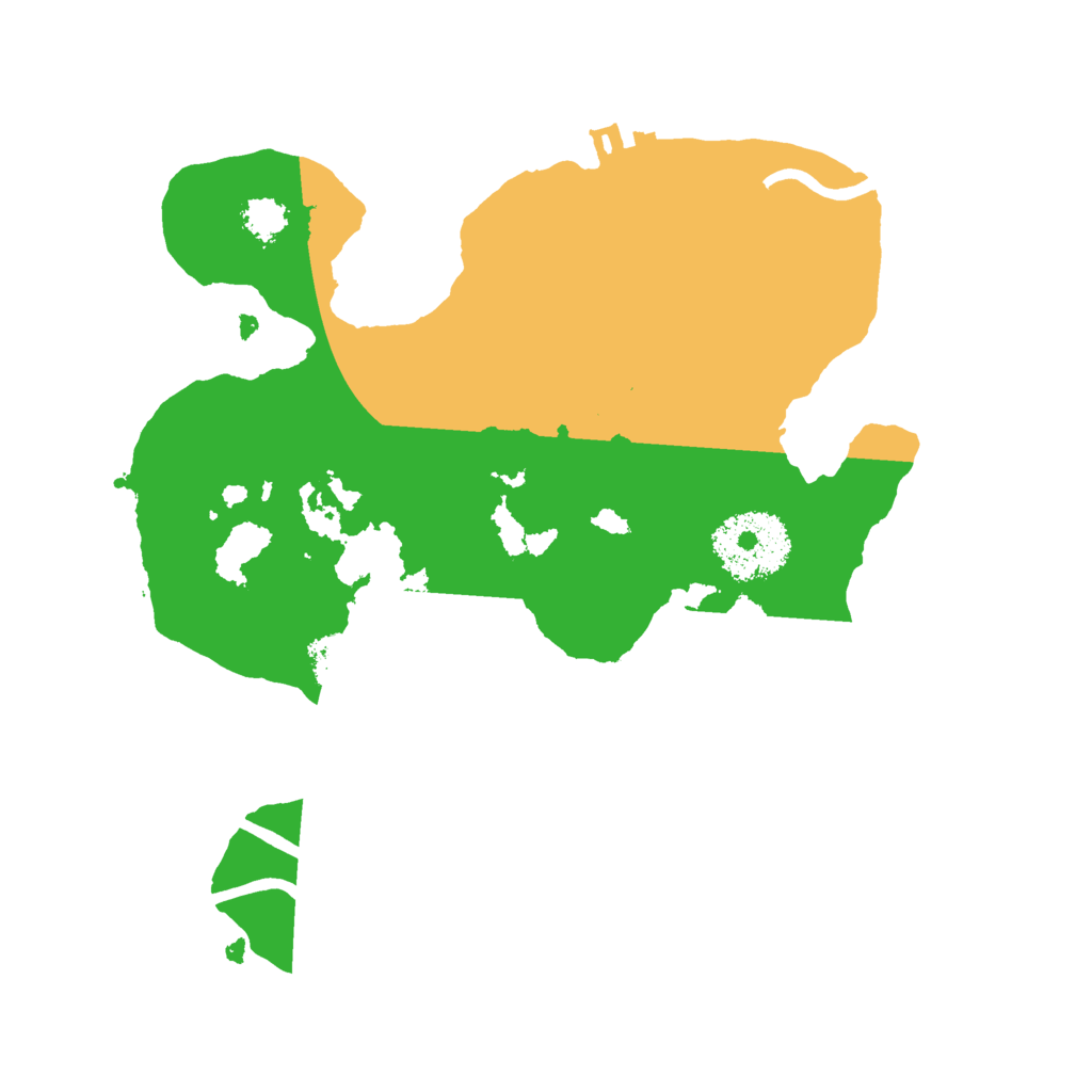 Biome Rust Map: Procedural Map, Size: 2300, Seed: 69420505