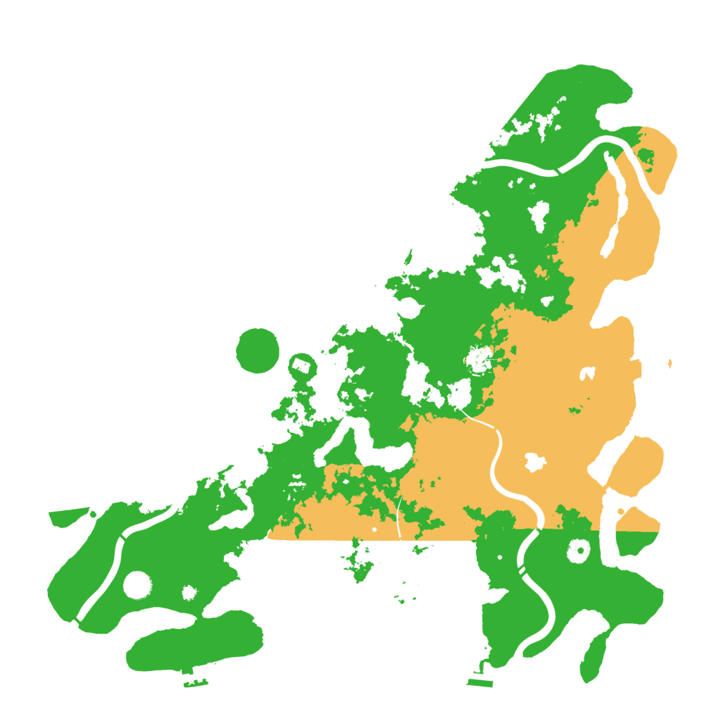 Biome Rust Map: Procedural Map, Size: 4500, Seed: 1071468733