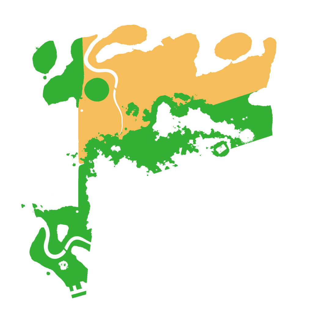 Biome Rust Map: Procedural Map, Size: 3500, Seed: 1178661106