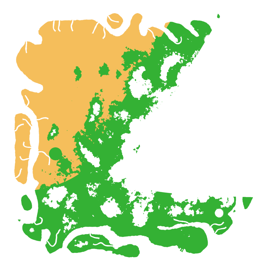 Biome Rust Map: Procedural Map, Size: 5500, Seed: 20230611
