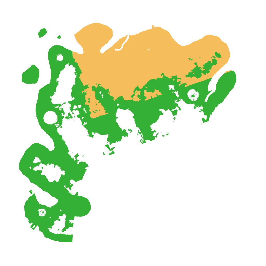 Biome Rust Map: Procedural Map, Size: 3500, Seed: 82534694