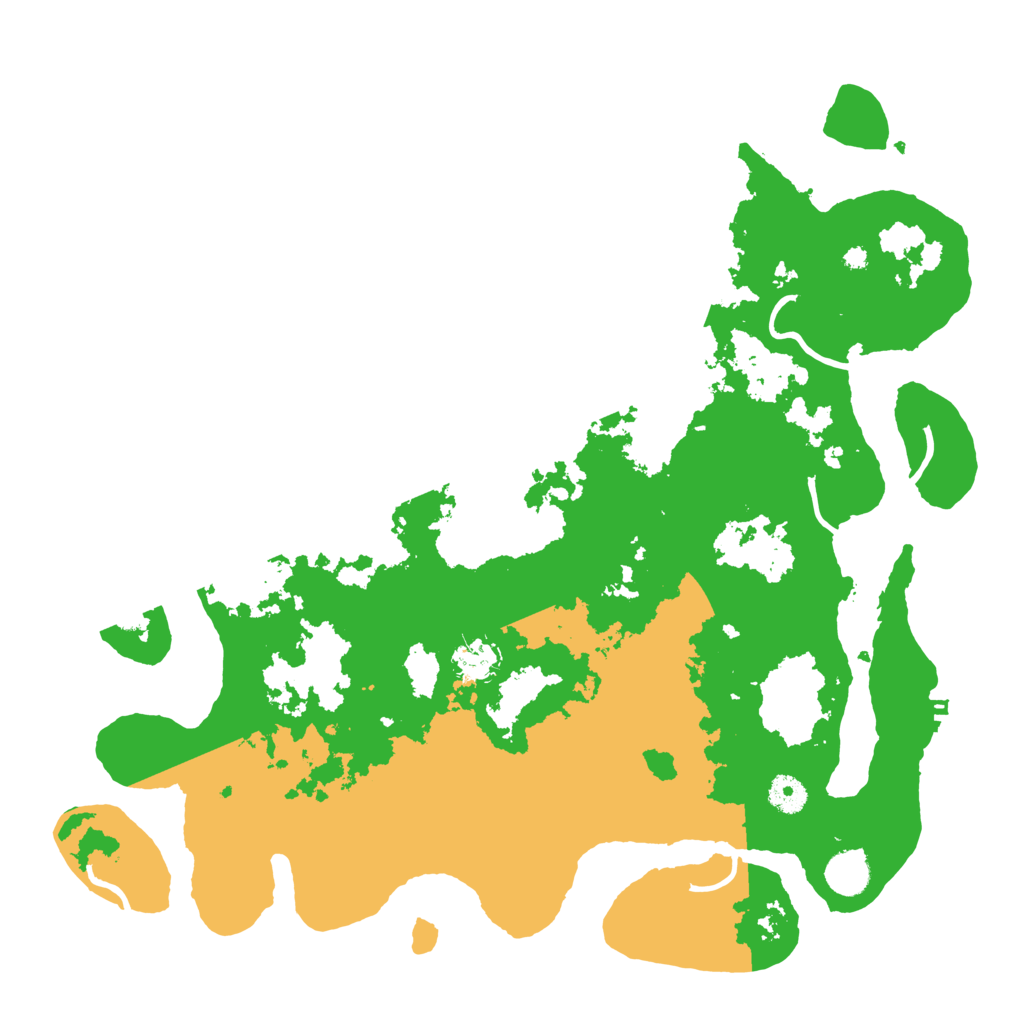 Biome Rust Map: Procedural Map, Size: 4100, Seed: 38917733
