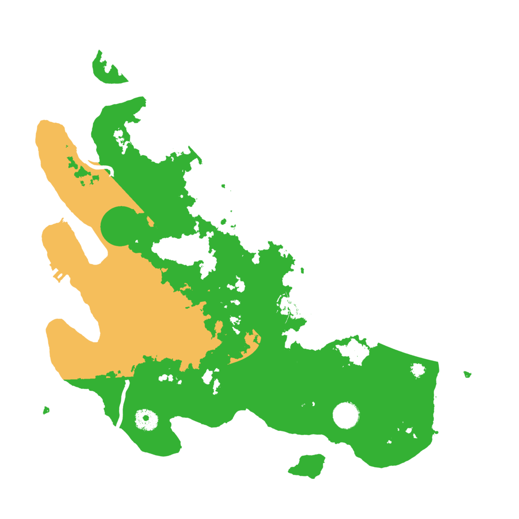 Biome Rust Map: Procedural Map, Size: 3500, Seed: 43513494