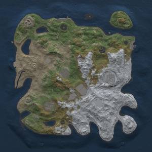 Thumbnail Rust Map: Procedural Map, Size: 3500, Seed: 1899131053, 15 Monuments