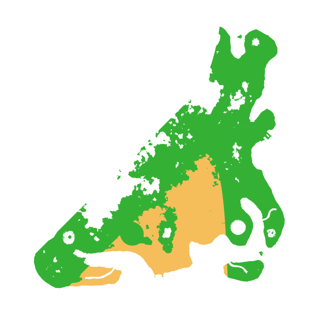 Biome Rust Map: Procedural Map, Size: 3700, Seed: 173711430