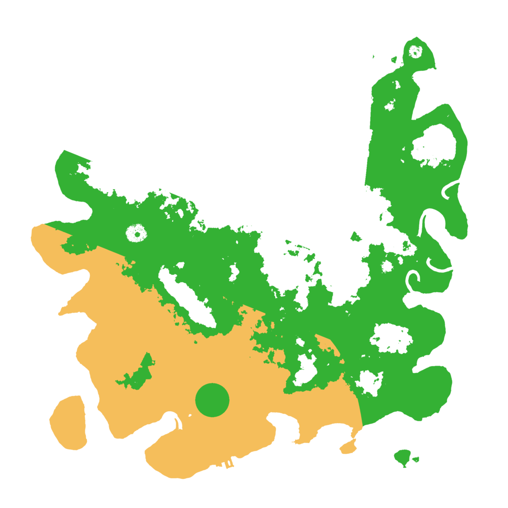 Biome Rust Map: Procedural Map, Size: 3950, Seed: 28840911