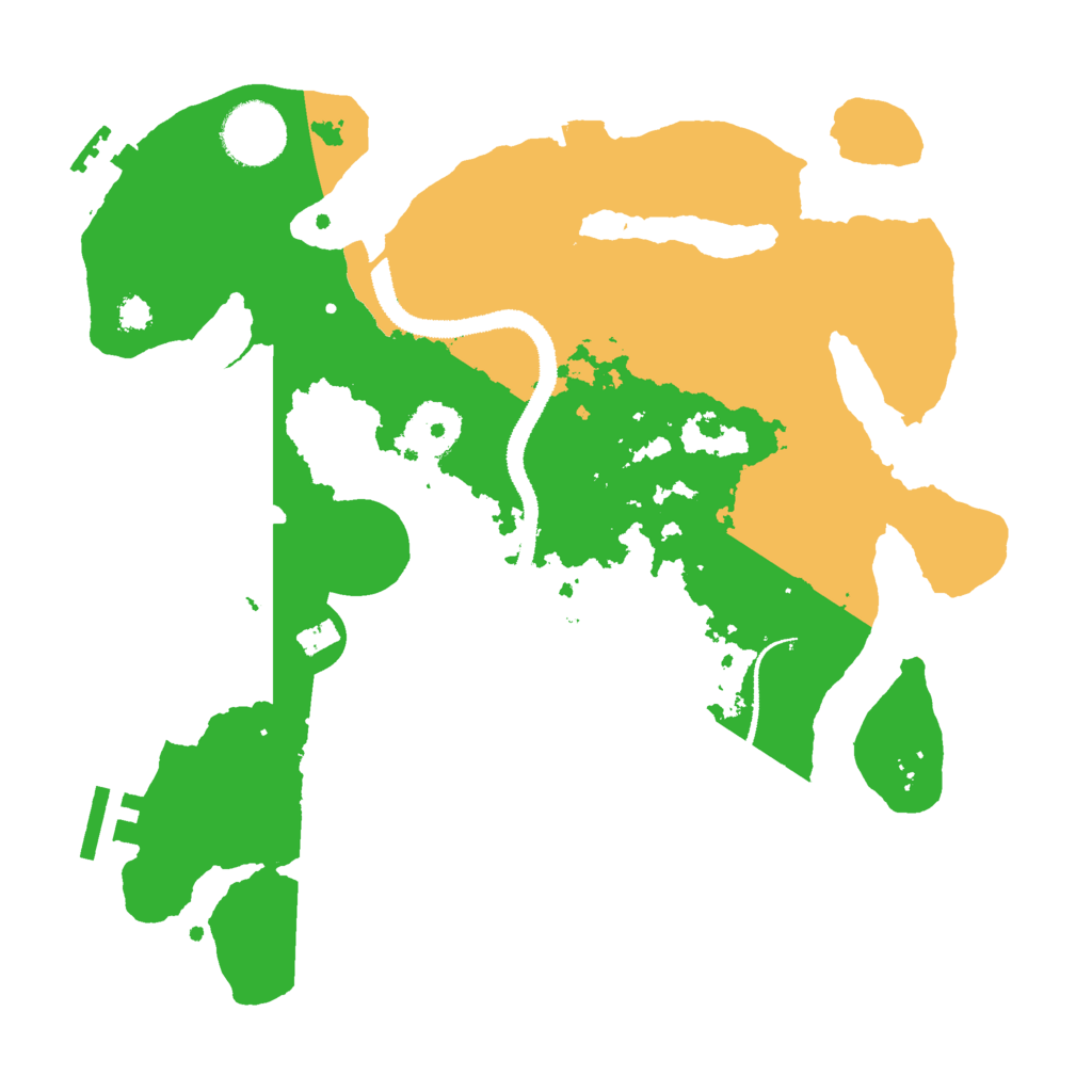 Biome Rust Map: Procedural Map, Size: 3000, Seed: 569898549
