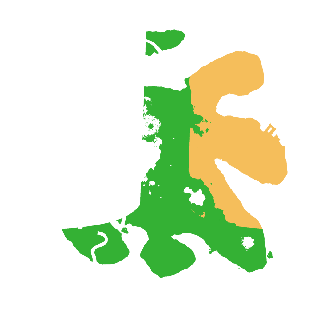 Biome Rust Map: Procedural Map, Size: 2300, Seed: 164244