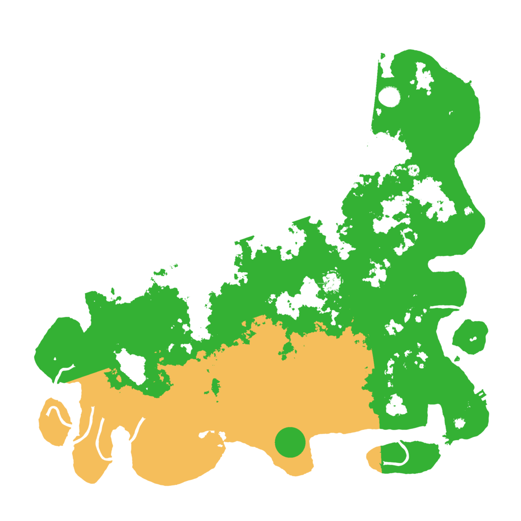 Biome Rust Map: Procedural Map, Size: 4500, Seed: 3256