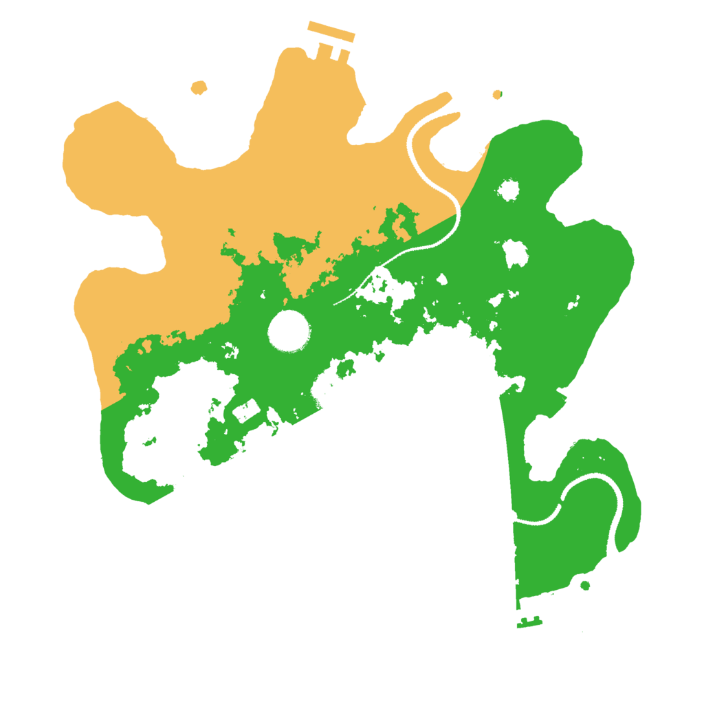 Biome Rust Map: Procedural Map, Size: 3000, Seed: 1316016606