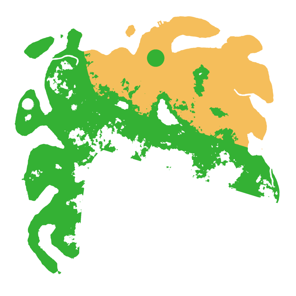 Biome Rust Map: Procedural Map, Size: 4500, Seed: 27439