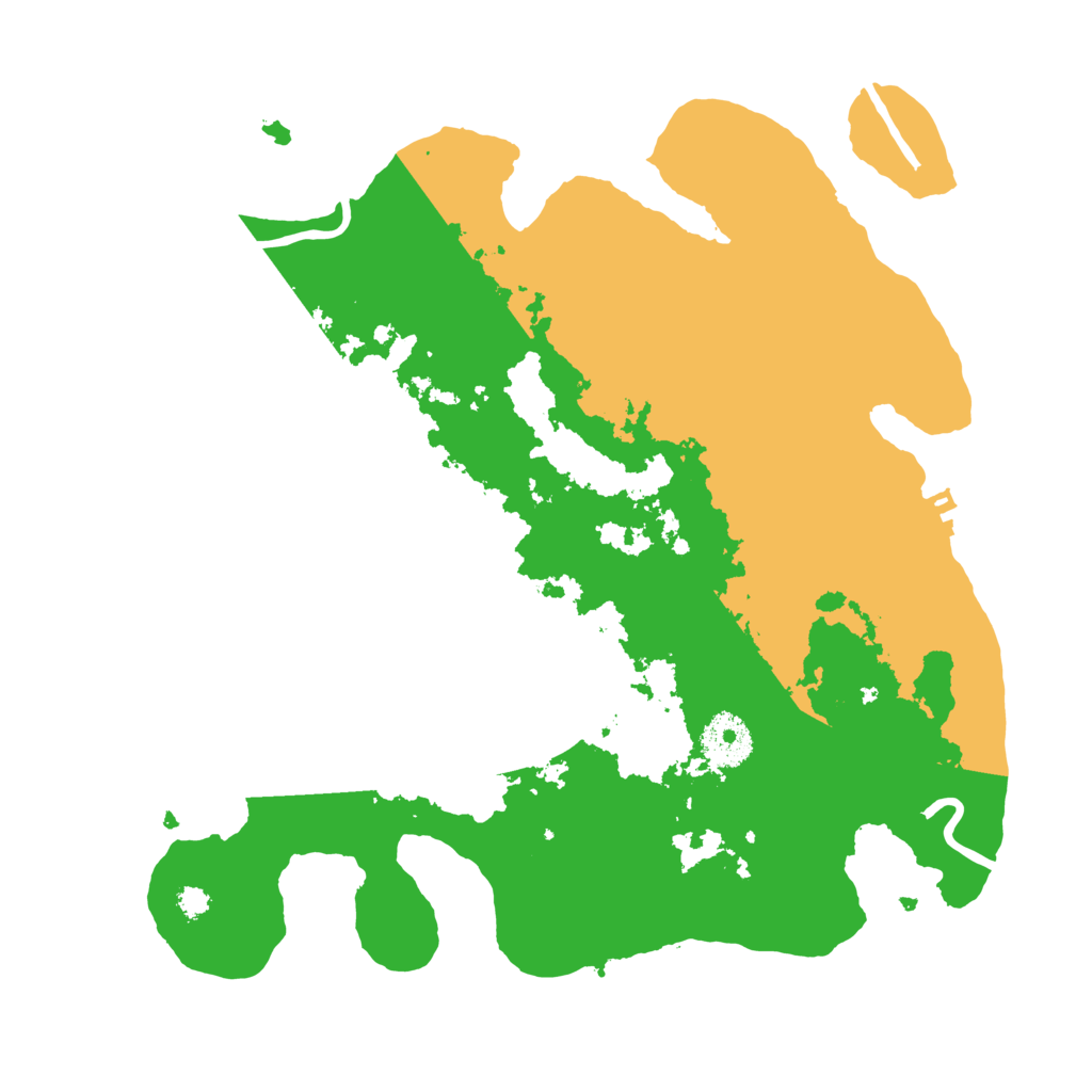 Biome Rust Map: Procedural Map, Size: 3200, Seed: 567120138