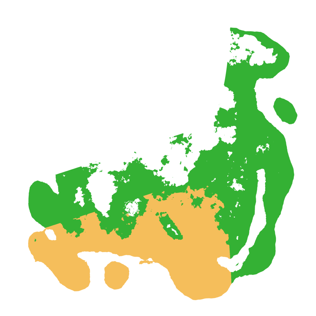 Biome Rust Map: Barren, Size: 4000, Seed: 98117959