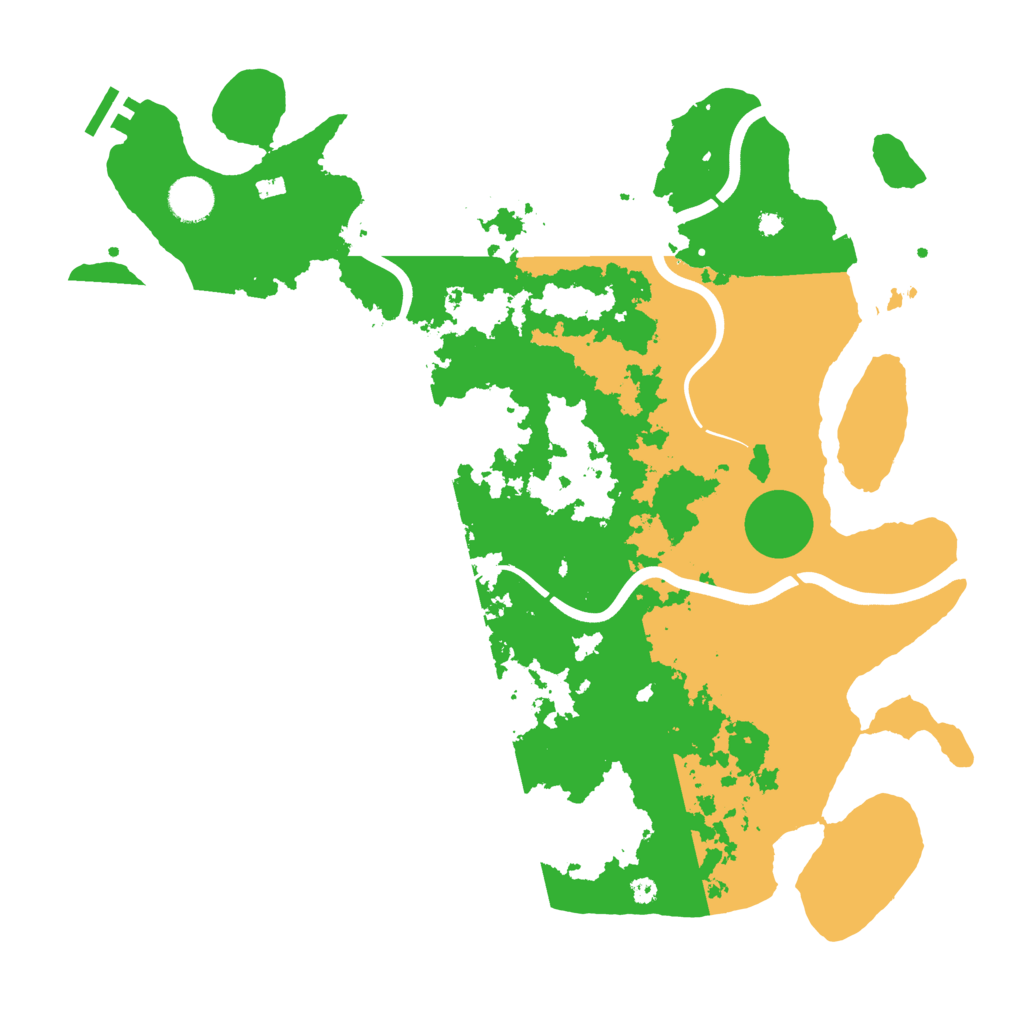 Biome Rust Map: Procedural Map, Size: 3950, Seed: 93477711