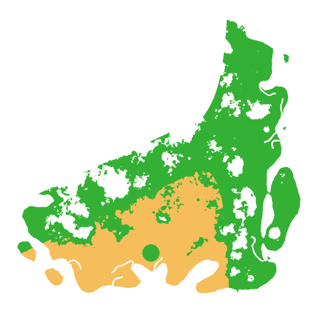 Biome Rust Map: Procedural Map, Size: 4800, Seed: 981909593