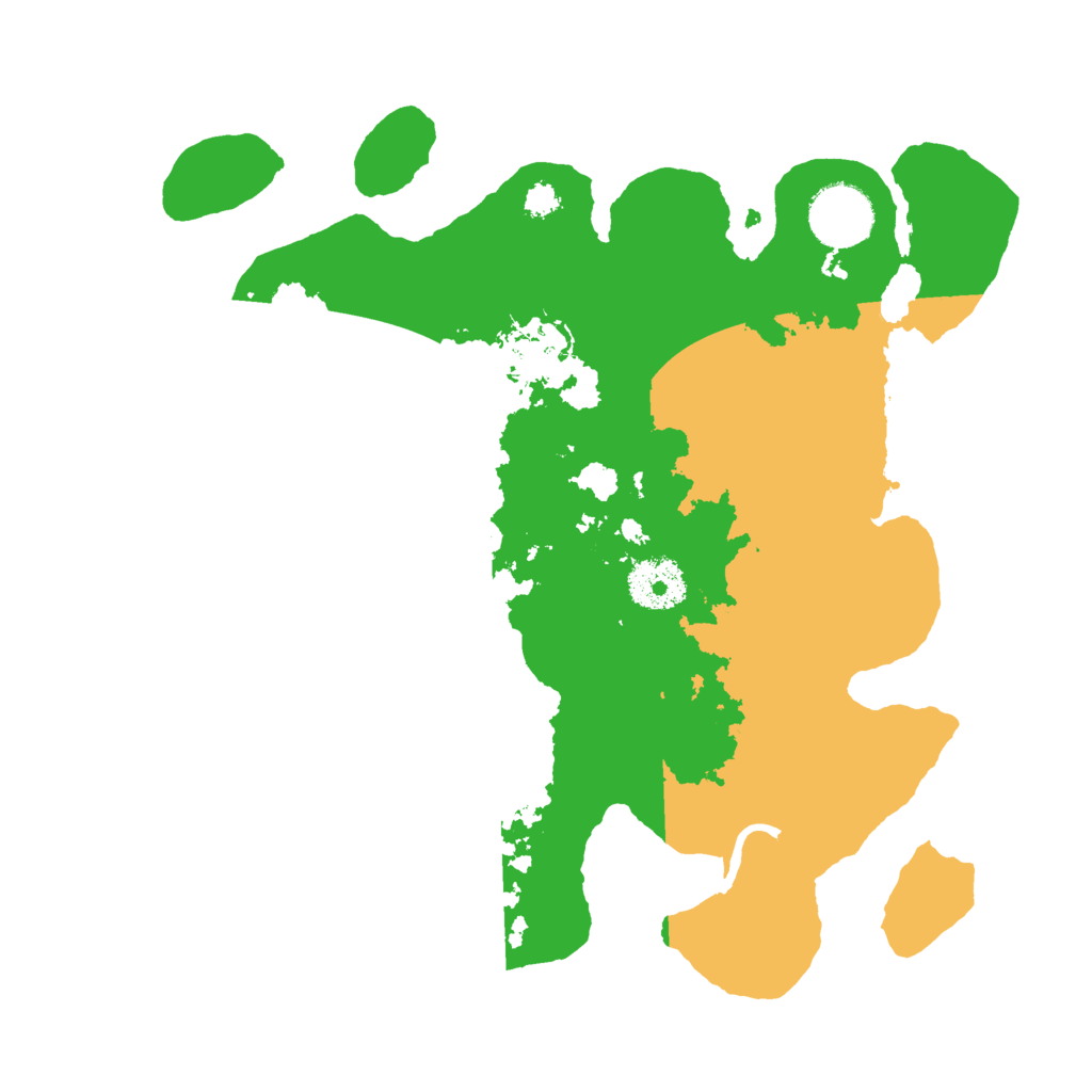 Biome Rust Map: Procedural Map, Size: 3000, Seed: 21267