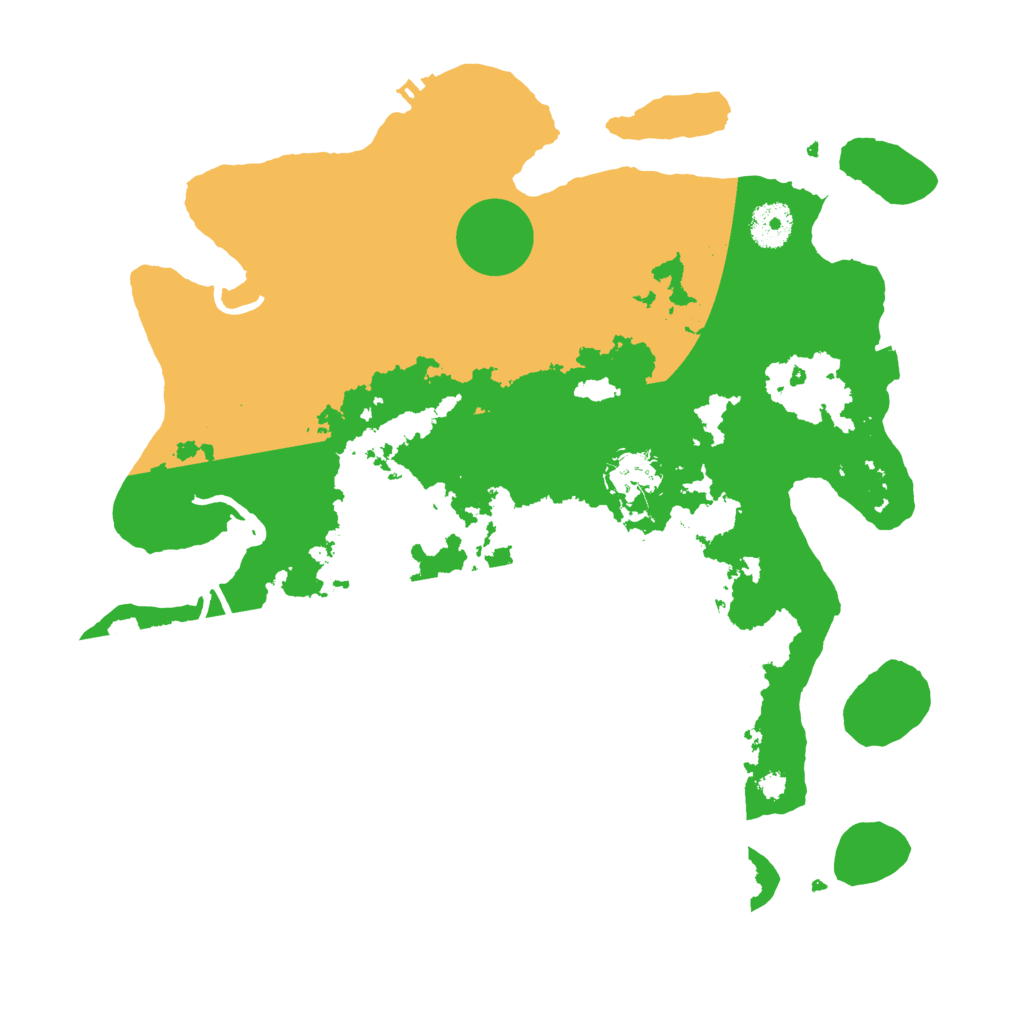 Biome Rust Map: Procedural Map, Size: 3500, Seed: 397520647