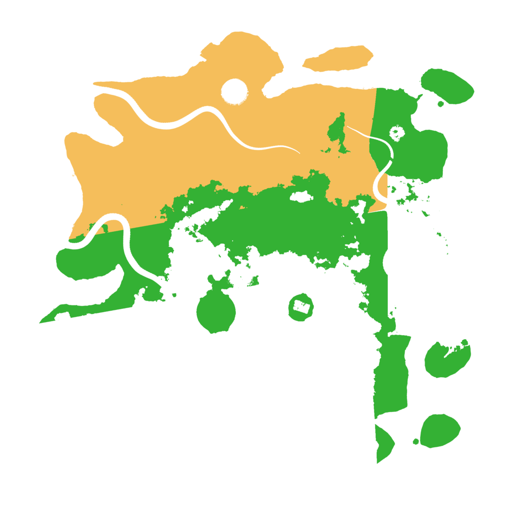 Biome Rust Map: Procedural Map, Size: 3500, Seed: 397520647
