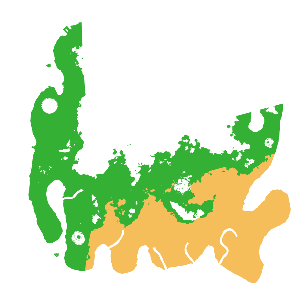 Biome Rust Map: Procedural Map, Size: 3500, Seed: 47314452