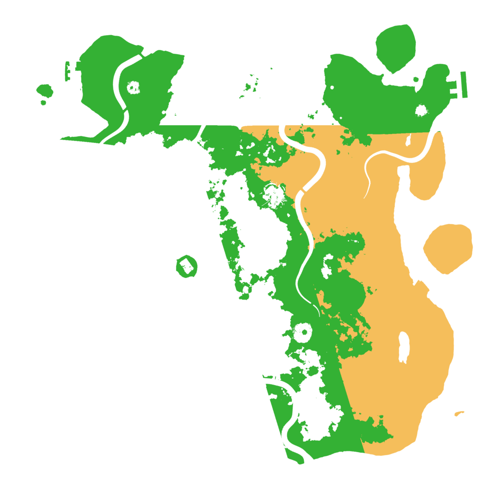Biome Rust Map: Procedural Map, Size: 3850, Seed: 15586180
