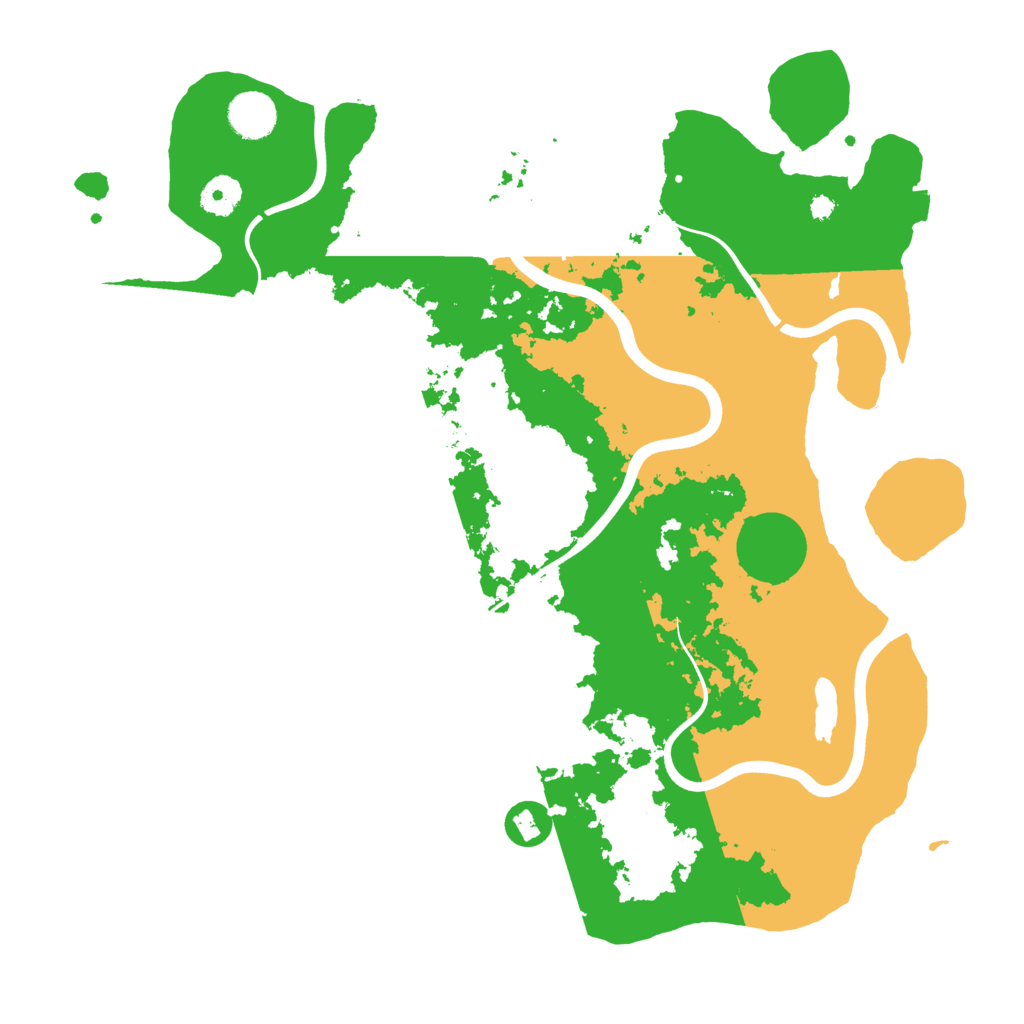Biome Rust Map: Procedural Map, Size: 3850, Seed: 15586180