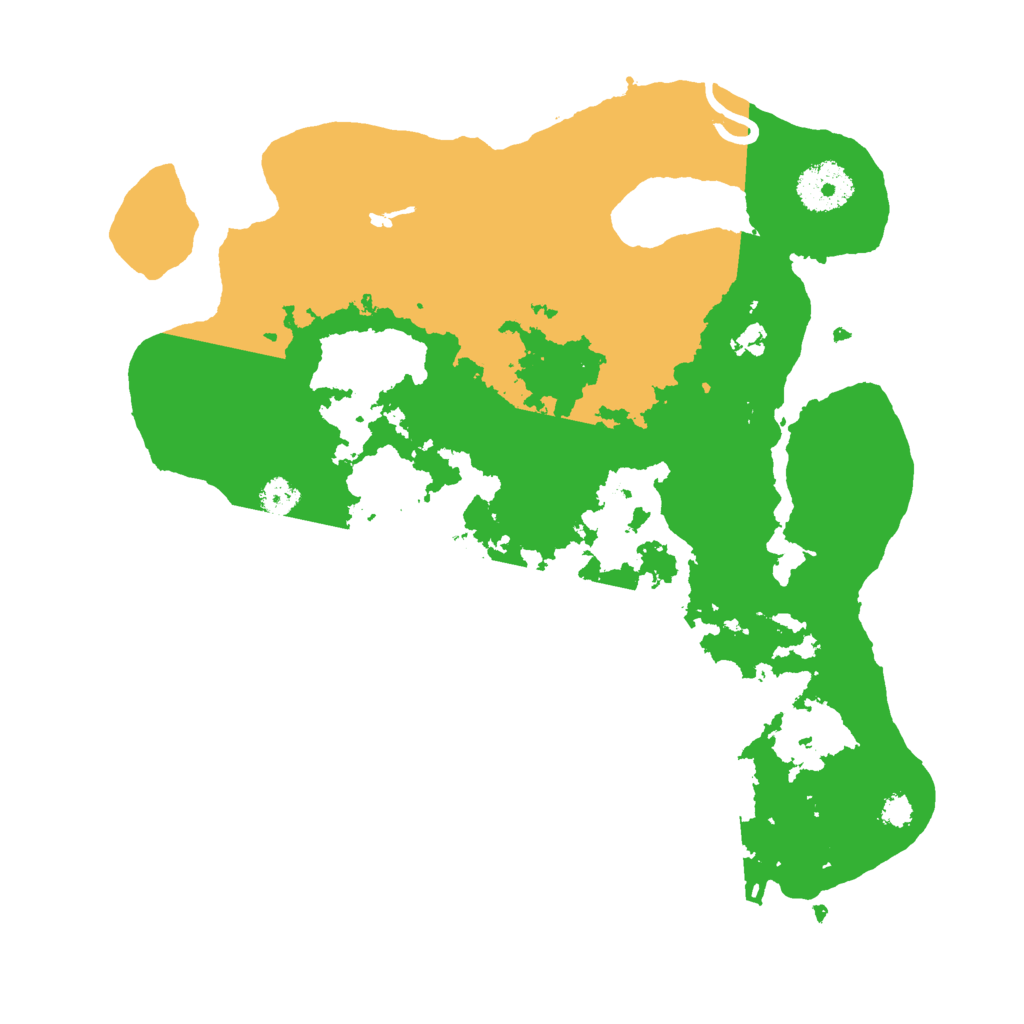 Biome Rust Map: Procedural Map, Size: 3000, Seed: 31348