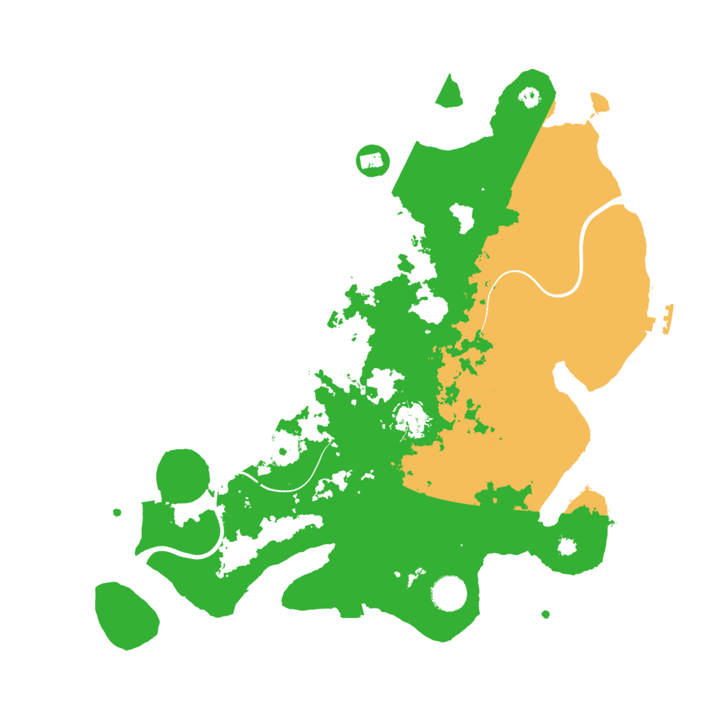 Biome Rust Map: Procedural Map, Size: 3500, Seed: 448777306