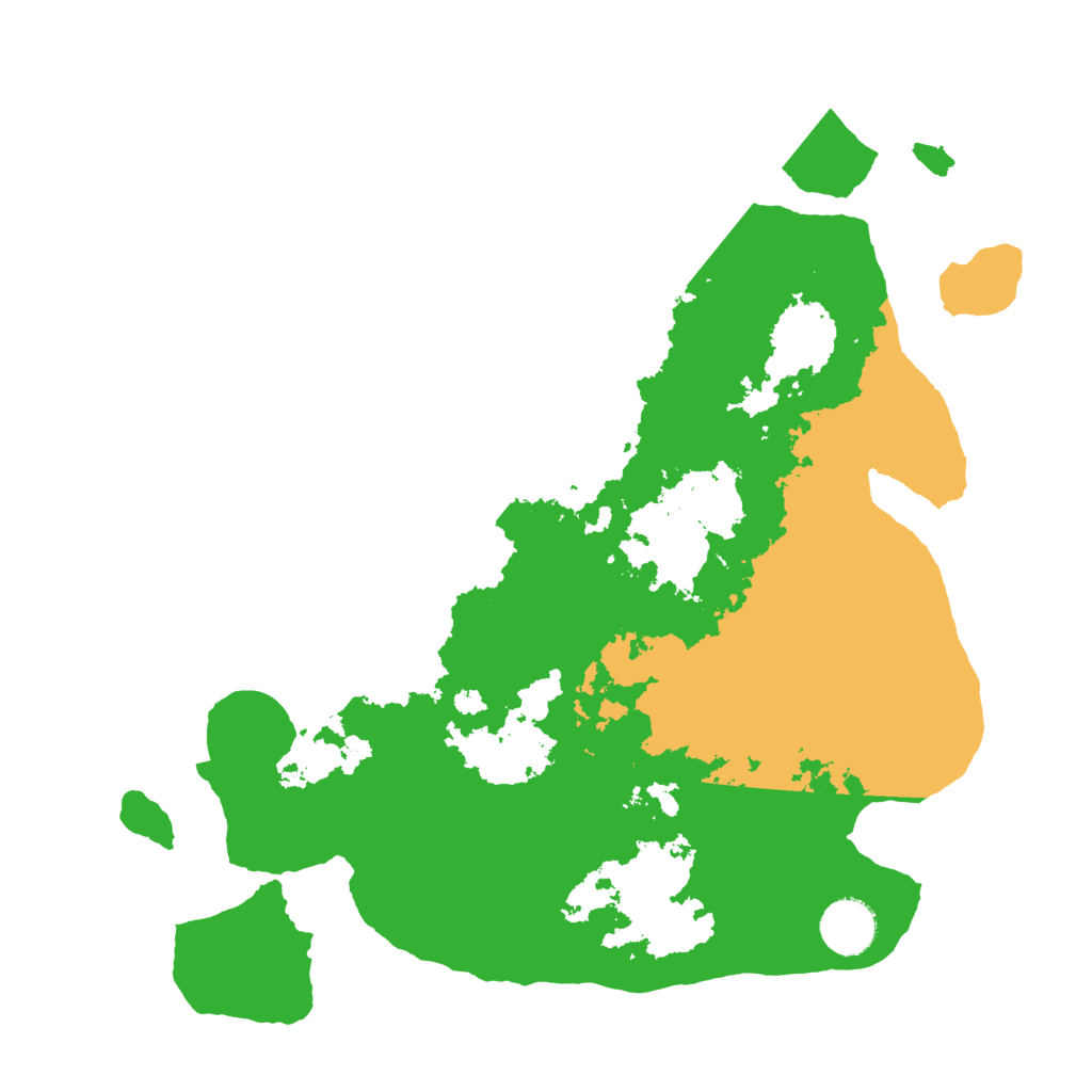 Biome Rust Map: Barren, Size: 3450, Seed: 97470648