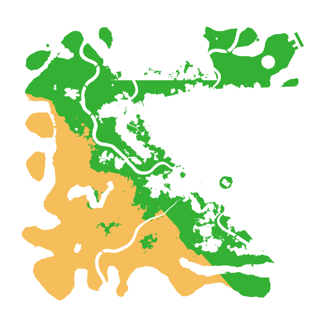Biome Rust Map: Procedural Map, Size: 4200, Seed: 1807457027